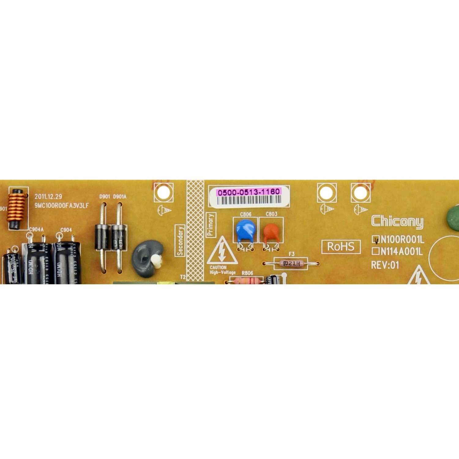 FUENTE DE PODER / VIZIO 0500-0513-1160 / N100R001L / 050005131160 / 9MC100R00FA3V3LF / 0500-0513-1160R / MODELO M320SL LAQKLYAN - Imagen 3